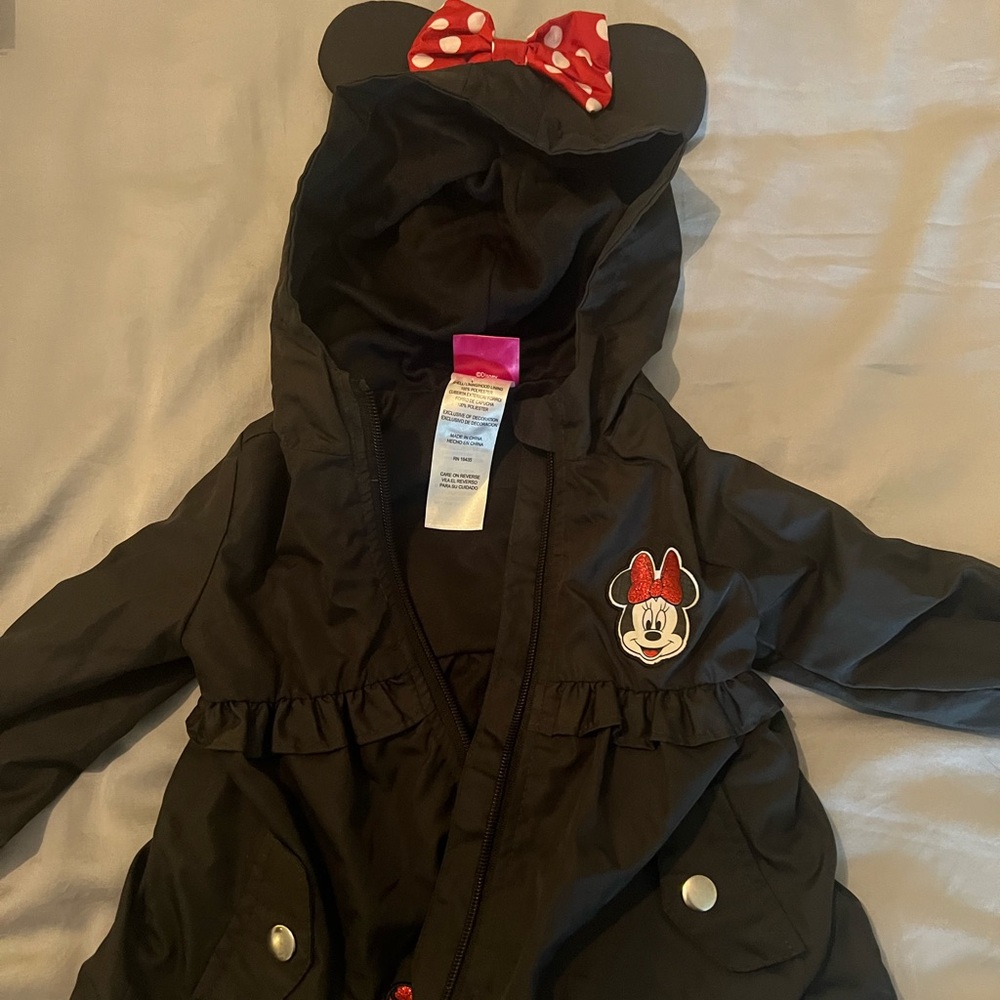 Minnie Mouse Disney Junior Jacket With Ears and Bow
